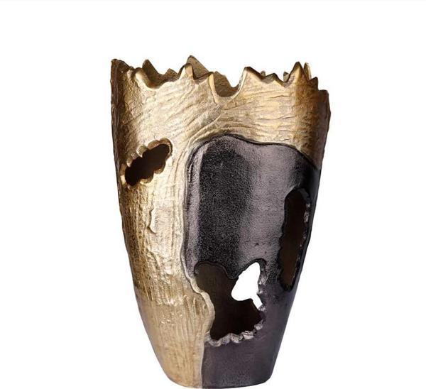Lucky Art Bakır/Bronz Modern Büyük Vazo 41x28x17.5 cm - Image 1