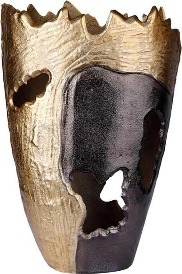 Lucky Art Bakır/Bronz Modern Vazo 33.5x27x16 cm - Image 1