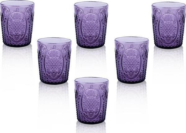 Lucky Art Clarıssa 6lı Cam Su Bardağı Seti - Image 1