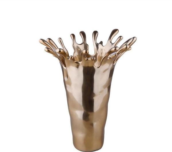 Lucky Art Gold Damla Vazo 27 cm - Image 1