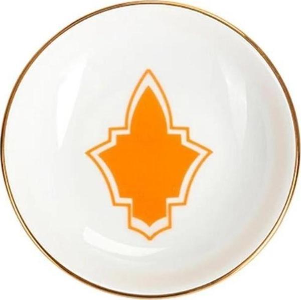 Porland Morocco Desen3 Turuncu Mini Kase 10cm - Image 1