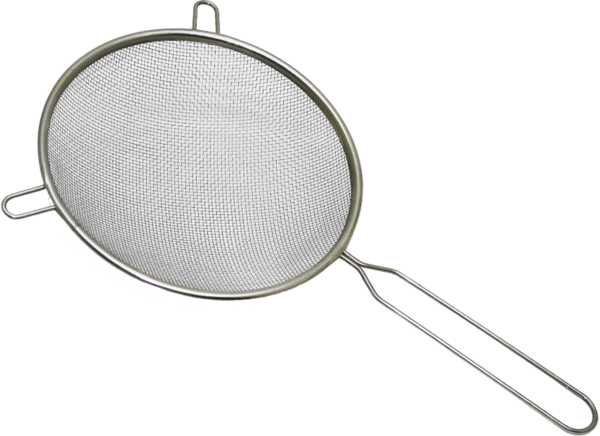 18CM TEL SÜZGEÇ METAL SAPLI KULAKLI (2818) - Image 1