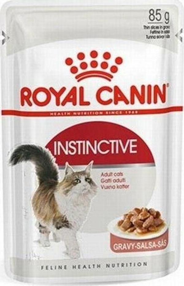 Royal Canin İnstinctive Gravy Pouch Yetişkin Kedi Konservesi 12 Adet 85 Gr - Image 1