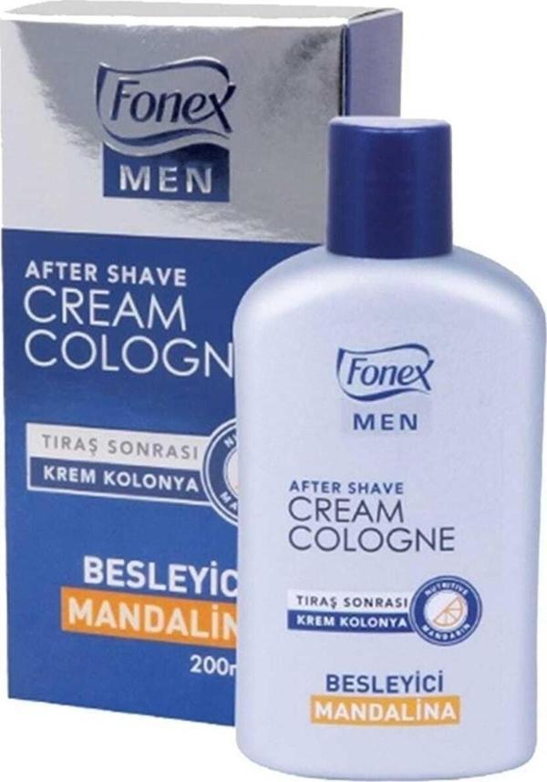 Fonex After Shave Cream Cologne Tıraş Sonrası Krem Kolonya Mandalina 200 Ml 8691988008045 - Image 1