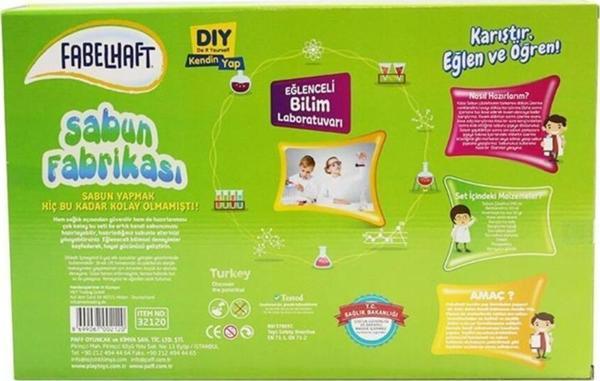 PlaytoysCA Nessiworld Fabelhaft Sabun Fabrikası Eğlenceli Bilim Laboratuvarı - Image 1