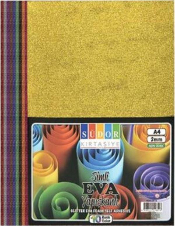 Südor Simli Yapışkanlı Eva 10 Renk 20x30 Ebat - Image 1