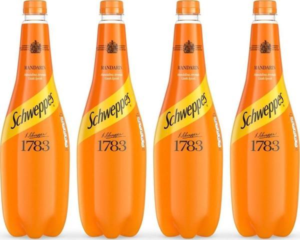 Schweppes Mandalina Pet 1 Lt x 4 lü - Image 1
