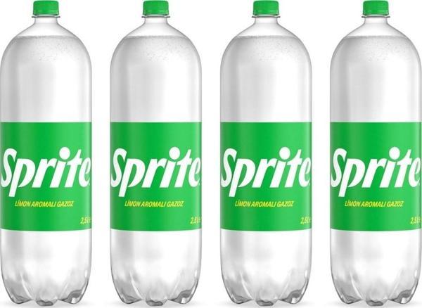Sprite 2,5 litre x 4 Adet - Image 1
