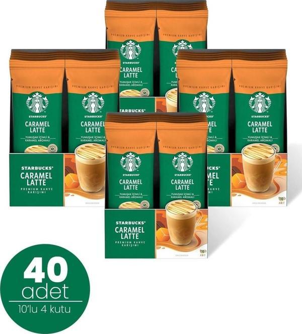 Starbucks Caramel Latte Premium Kahve Karışımı 23 G X 40 Adet - Image 1