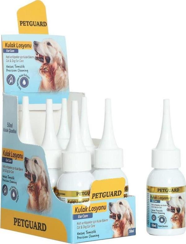 PETGUARD KEDİ VE KÖPEK KULAK BAKIM LOSYONU 50ML - Image 1