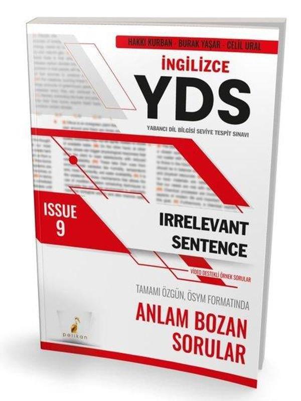 YDS İngilizce Vocabulary and Grammar Issue 9 - Pelikan Yayınları - Image 1