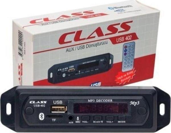 Aclass Class 402 Araç Oto Teyp Aux , Usb , Sd Çevirici Dönüştürücü Ve Bluetoothlu - Image 1