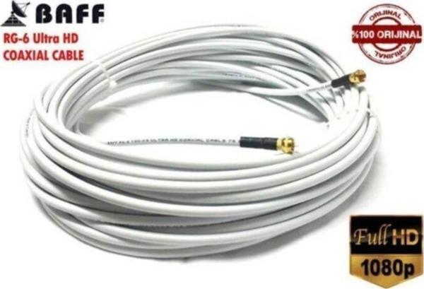 Baff Rg6 Anten Kablosu 25 Metre F Konnektörlü - Image 1