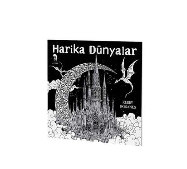 Harika Dünyalar - Yetişkinler İçin Boyama Kitabı - Romos Kitap - Image 1