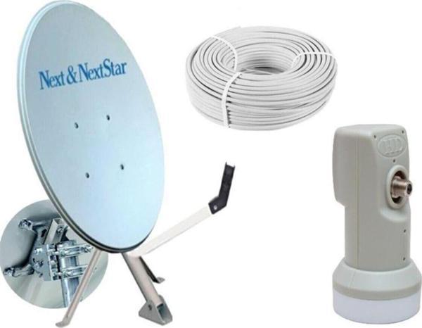 NEXT NEXTSTAR 75 Cm Çanak Anten Seti- 5 Metre Kablo Tekli Lnb Seti Abc0623 - Image 1