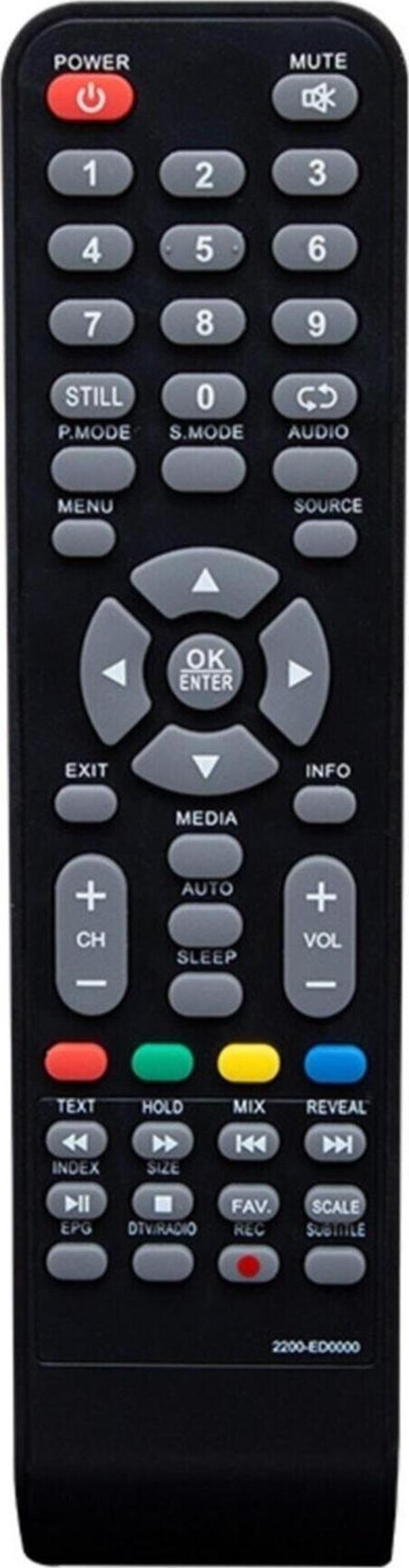ONVO Rebera Morio Nordmende Uyumlu Lcd Led Televizyon Tv Kumandası - Image 1
