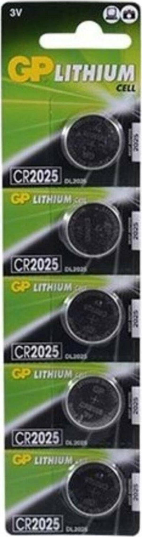 GP Cr2025 3v Lithium 5li Kartela - Image 1
