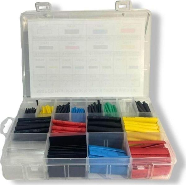 Rose Isıyla Daralan Makaron Kablo Seti 580 Parça Kablo Tamir Kiti - Image 1