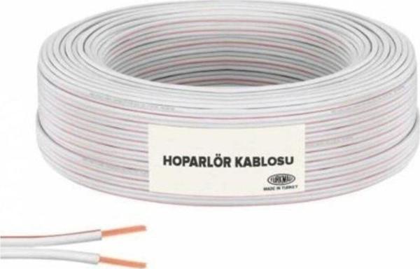 Sapp 100 Metre 2 X 0,75 Kordon Kablo - Beyaz Kırmızı - Image 1