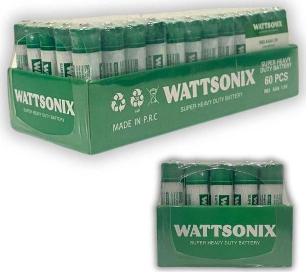 technozi Wattsonix Aaa Ince Kalem Pil (60 Adet) - Image 1
