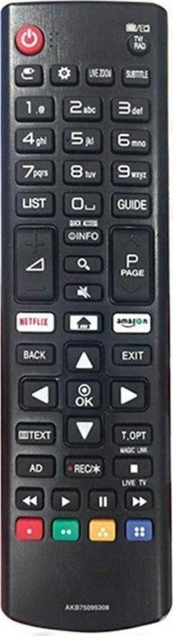 Turn Lg Led Tv Kumandası - Netflix Ve Amazon Tuşlu - Image 1