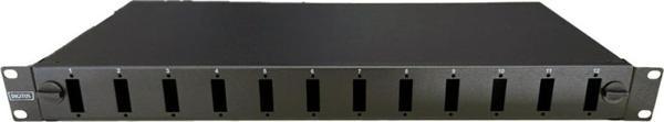 Digitus Fiber Optik Splice Panel, kilit mekanizmalı, 12 x SC DX, 1U&lt;br&gt;Digitus Fiber Optic Spl - Image 1