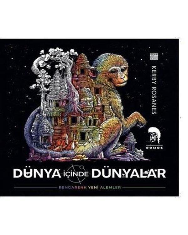 Dünya İçinde Dünyalar - Yetişkinler İçin Boyama Kitabı - Romos Kitap - Image 1