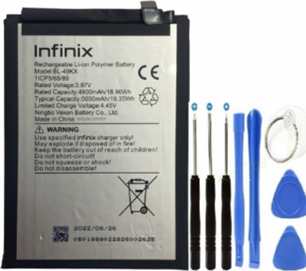 İnfinix Note 12 Pil Batarya + Tamir Set 5000 mAh BL-49KX - Image 1