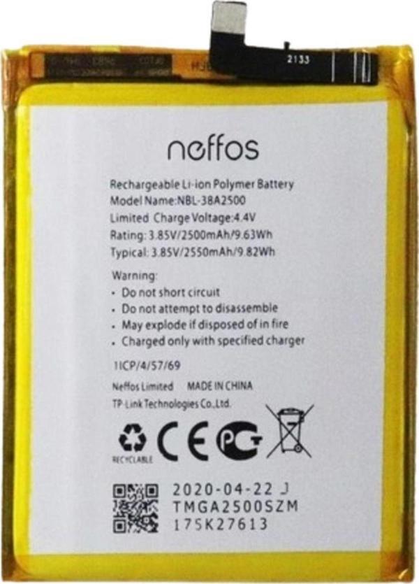 Neffos X1 Lite  Uyumlu Pil Batarya TP904A NBL-38A2500 - Image 1