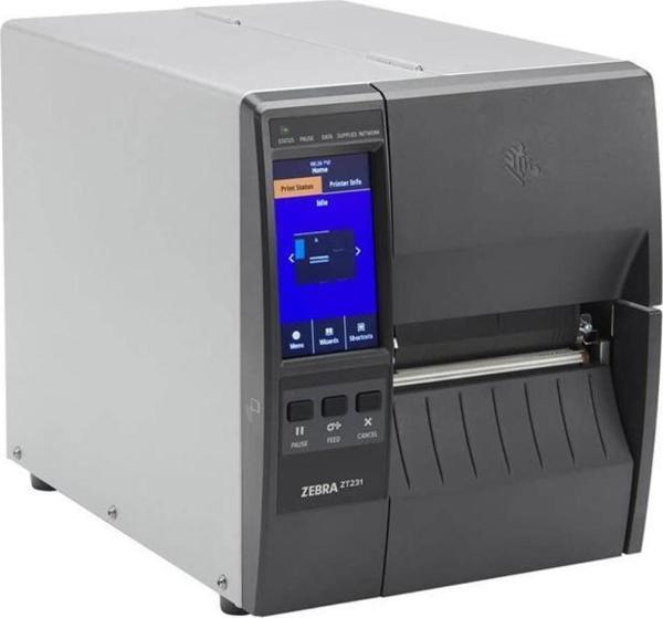 Zebra Zt231 (Zt23142-T0E000Fz) 203Dpı Termal Transfer Usb+Seri+Ethernet Metal Kasa End. Barkod Yazıc - Image 1