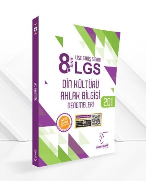 Karekök 8. Sınıf LGS Din Kültürü ve Ahlak Bilgisi Denemeleri Karekök Yayınları - Karekök Eğitim Yayınları - Image 1