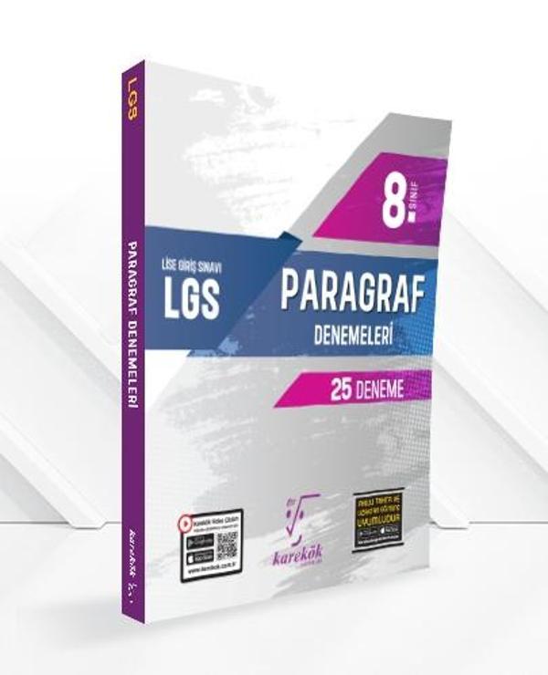 Karekök 8. Sınıf LGS Paragraf 25 Deneme Karekök Yayınları - Karekök Eğitim Yayınları - Image 1