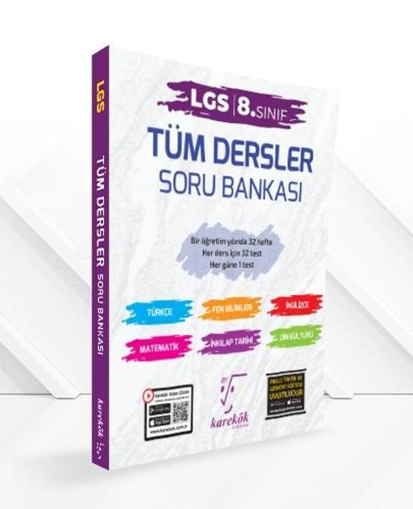 Karekök 8. Sınıf LGS Tüm Dersler Soru Bankası Karekök Yayınları - Karekök Eğitim Yayınları - Image 1