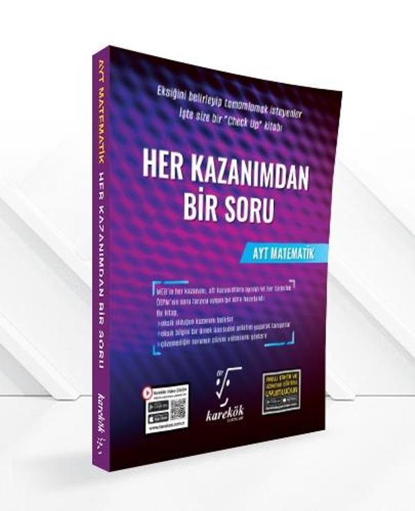 Karekök AYT Matematik Her Kazanımdan Bir Soru Karekök Yayınları - Karekök Eğitim Yayınları - Image 1