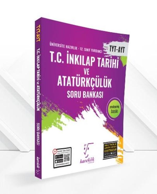 Karekök YKS TYT AYT T.C İnkılap Tarihi ve Atatürkçülük Soru Bankası Karekök Yayınları - Karekök Eğitim Yayınları - Image 1