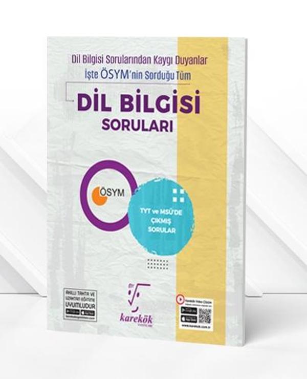 Karekök YKS TYT MSÜ Dil Bilgisi Çıkmış Sorular Karekök Yayınları - Karekök Eğitim Yayınları - Image 1