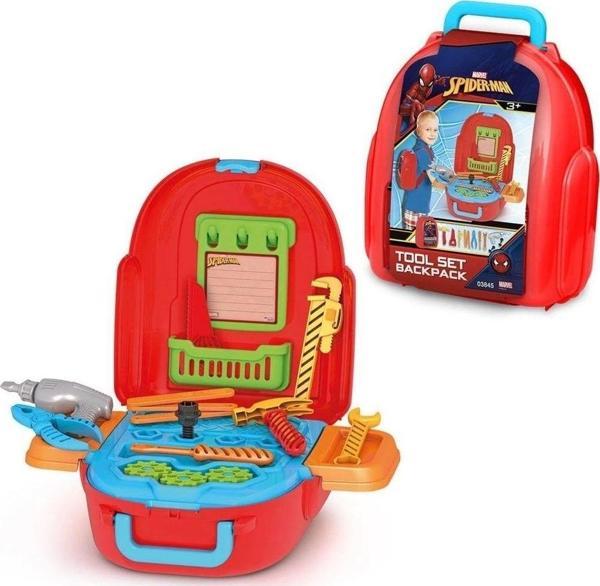 Fen Toys 03845 Spiderman Tamir Seti Sırt Çantası -Fentoys - Image 1