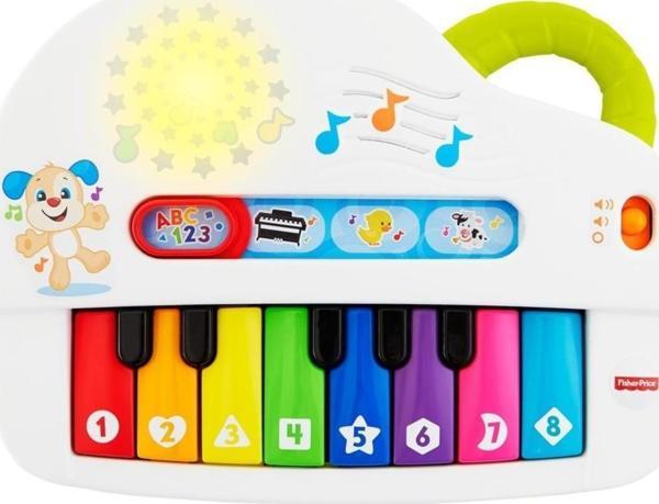 Fisher-Price Eğlen ve Öğren Işıklı ve Eğlenceli Piyano Türkçe GTW20 - Image 1