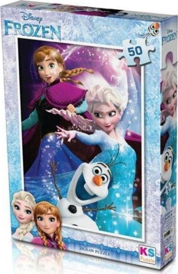 KS Games Puzzle 50 Parça Disney Frozen Puzzle Lisanslı Ürün - Image 1