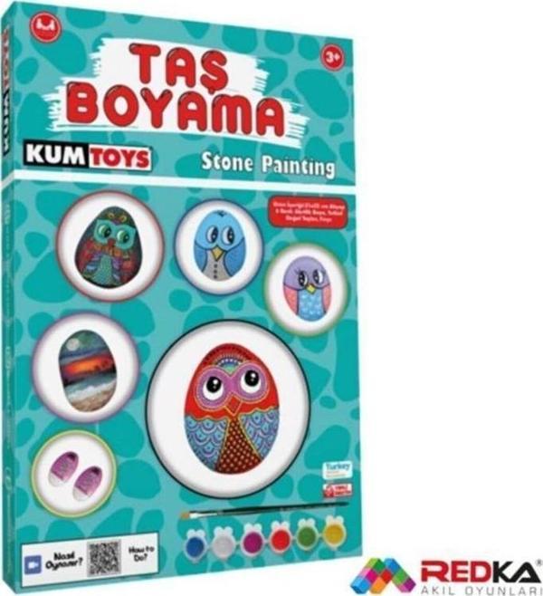 Taş Boyama Seti Kumtoys Taş Boyama Seti - Image 1