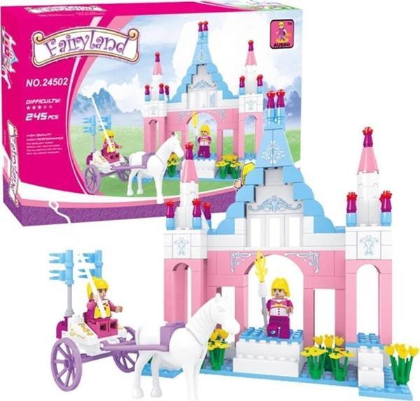 Ausini Fairyland 245 Parça Şato ve At Arabası Temalı Lego Seti - Image 1