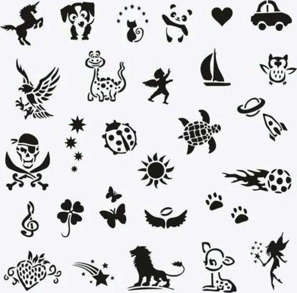 OneSpray Tattoo Wonderland City Pack Dövme Şablon Seti - Image 1