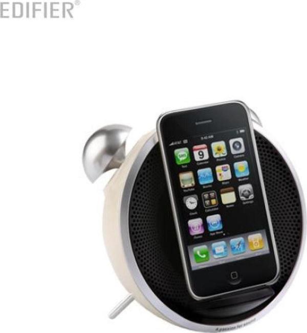 Edıfıer Image Series If230W Tick-Tock Dock 9W İpod Fm Radyo Hoparlör Beyaz - Image 1