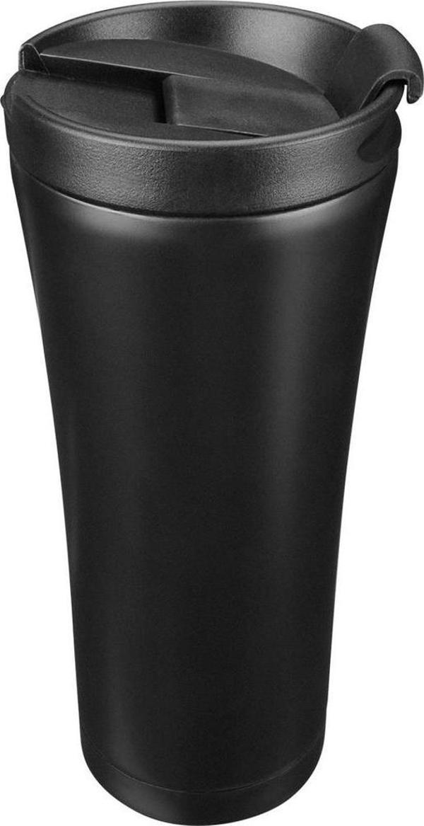 S-Link Sl-Tm1971A Mat Siyah 500Ml İç 304 Dış 201 Paslanmaz Çelik Termos Kupa - Image 1