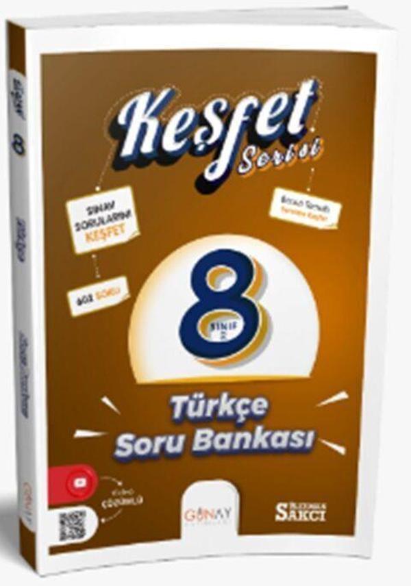 8. Sınıf Keşfet Plus Serisi Türkçe Soru Bankası Günay Yayınları - Günay Yayınları - Image 1