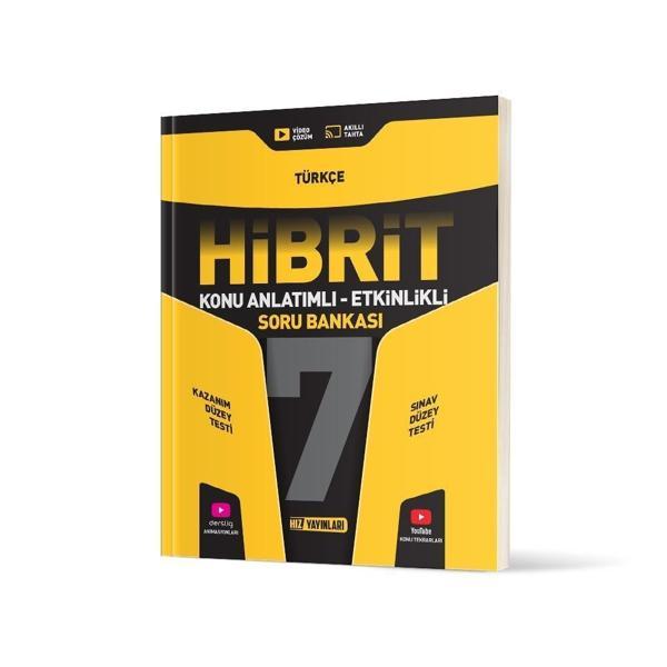 7. Sınıf Hibrit Türkçe Soru Bankası Hız Yayınları - Hız Yayınları - Image 1