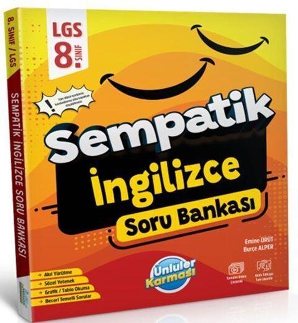 8. Sınıf LGS İngilizce Sempatik Soru Bankası Ünlüler Karması - Ünlüler Karması - Image 1