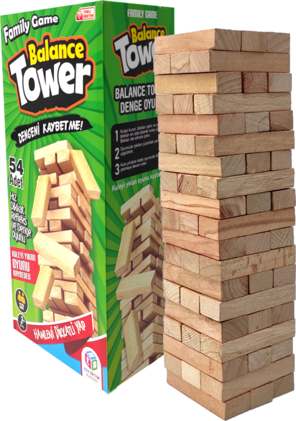 Hobi Eğitim Dünyası Balance Tower Jenga HED-023 - Image 1