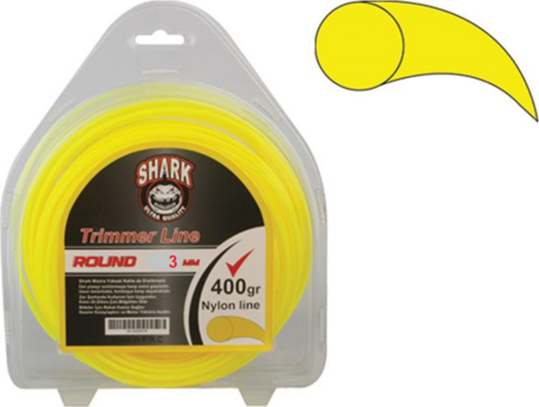 Üniversal Tırpan Misinası 3 mm Yuvarlak 400 Gr - Image 1