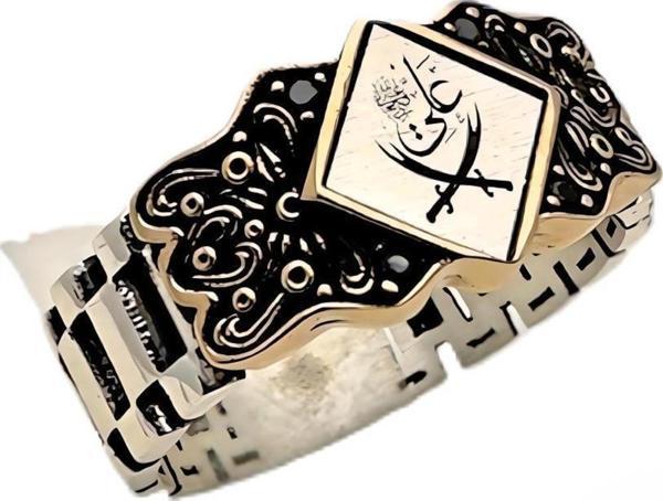 Zirkon Taşlı Zülfikar Figürlü Gümüş Yüzük 240053206G09Y  - Image 1
